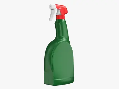 Spray Detergent Bottle PBR Low-poly 3D model