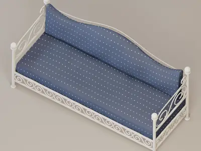 Metal daybed frames 3D model