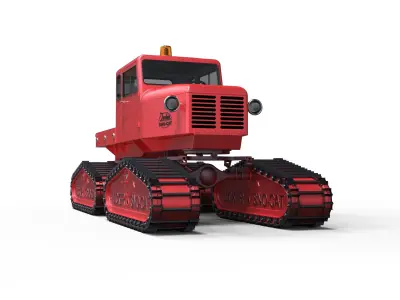 Tucker Sno-Cat 442a 3D model