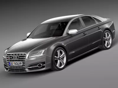 Audi S8 2014 3D model