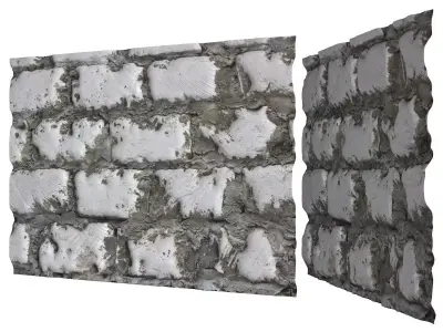 Brick Wall 3D model