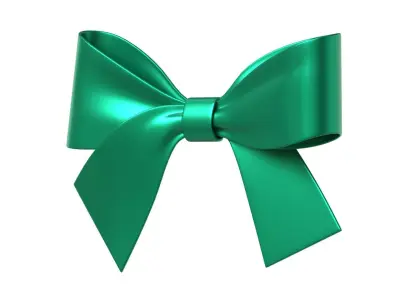 Christmas Bow Ribbon 81 Low-poly 3D model