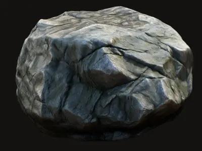 Rock Stone 9 Free low-poly 3D model