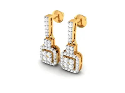 Women earrings 3D print model