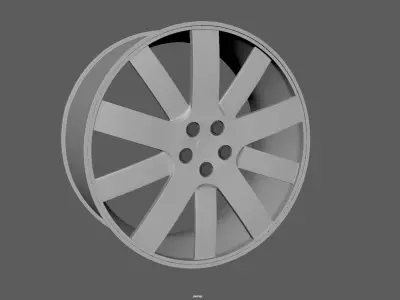 Car Wheels Car Rim Modern Sport Car Wheels  3D model