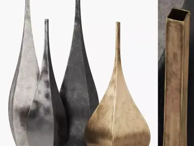 Shimla and Jaipur vases 3D model