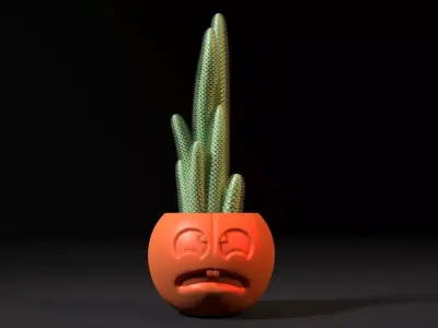 Pumpkin pots 5 3D print model