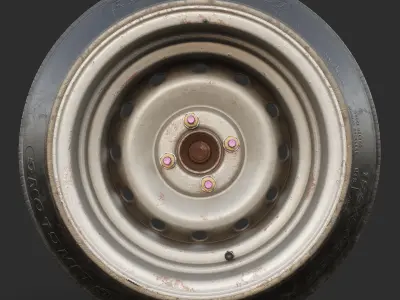 Stance Wheel R13x10 Free low-poly 3D model