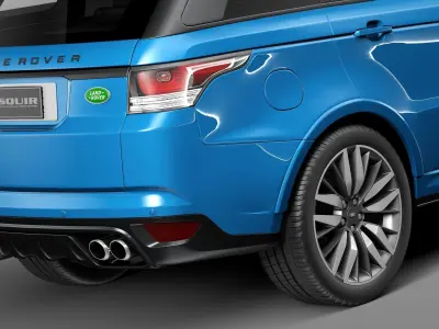 Land Rover Range Rover Sport SVR 2015 3D model