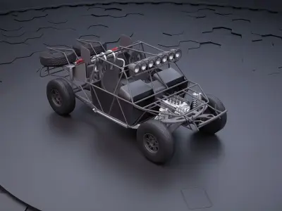 Trophy Truck Base 3D model