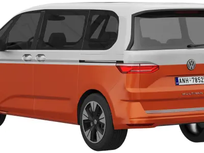 Volkswagen Multivan 2022 3D model