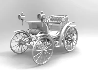 Victorian car 3D model