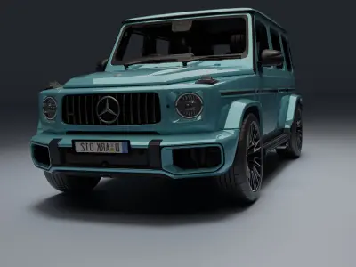 Mercedes-Benz AMG G 63 Low-poly 3D model