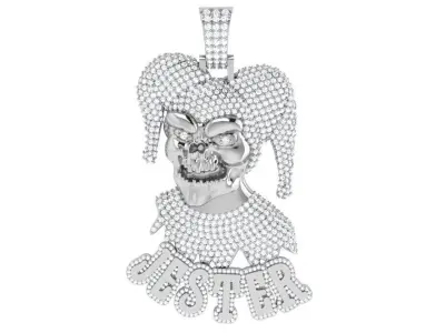 Clown Diamond Pendant 4582 3D print model
