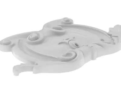Cartouche Ornament 005 3D model
