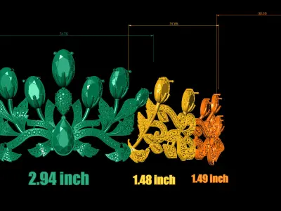 Crown 223 3D print model