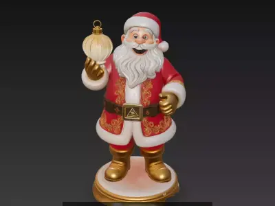 Santa Workshop - Classic Christmas Sculpture Collection