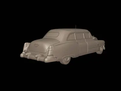 Cadillac 75 Fleetwood Limousine 1953  3D print model