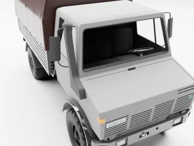 Mercedes Unimog 4x4  3D model