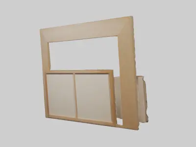 Personal Artwork Frames Low-poly 3D model