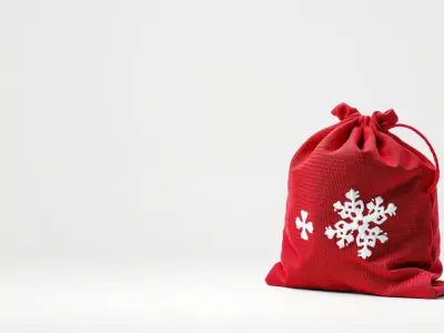 Festive Holiday Gift Sack model pack Low-poly 3D model