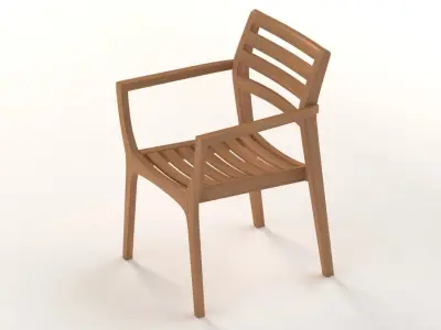 Danish Stacking Chair 3D model