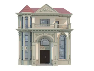 architecture luxury villa 3D model