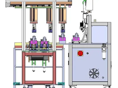 Motor welding line 3D model
