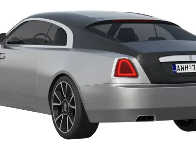 Wraith luxury coupe 3D model