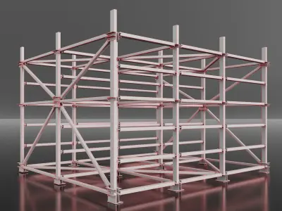 Rack Metal 3D model