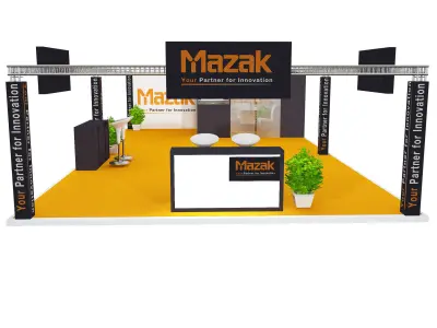  Booth Exhibition Stand a399b  3D model