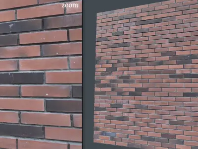 Brick rock 8k Vol1 UE4 3D model