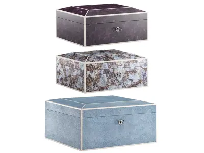 Decorative Jewelry Boxes 3D model
