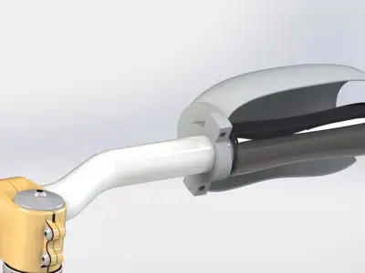 Gloves plastic lid 3D print model