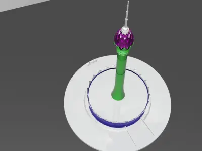 Colombo Lotus Tower Sri Lanka 3D model