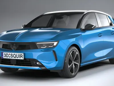 Vauxhall Astra Basic 2022 3D model