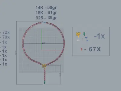 Bvlgari Serpenti Necklace  3D print model