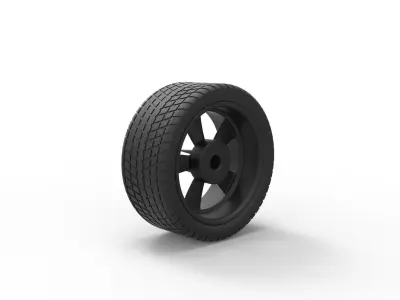  Sport wheel 3 3D print model