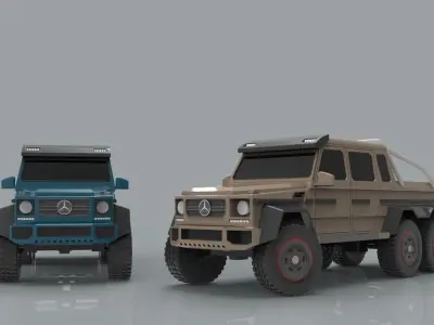 Mercedes Benz G63 3D print model