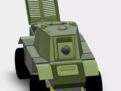 VEHICULO  SCOUT RC  CON ESP32 CAM 3D print model