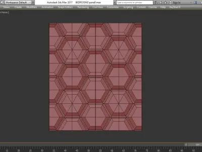 Pannello 3D wall panel 3d model Low-poly 3D model