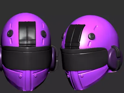helmet high ver 3 poly sculpt 3d printable 3D model purchase