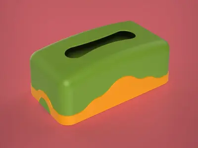 Tissue Box 3D print model