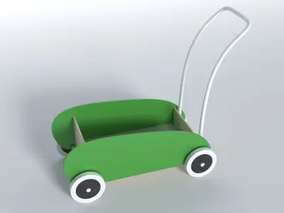 Baby Toys Set 3D model