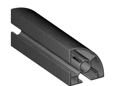 Plastic Premium Corner Profile Toy 3D model