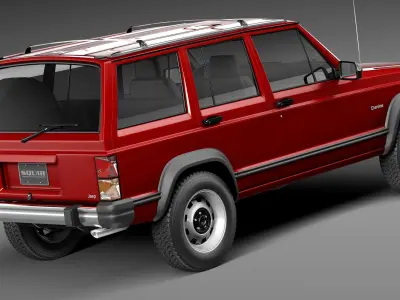 Jeep Cherokee 1984 1996 3D model