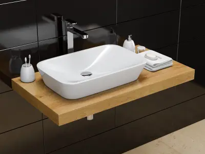 Washbasin RAVAK  Ceramic R 3D model