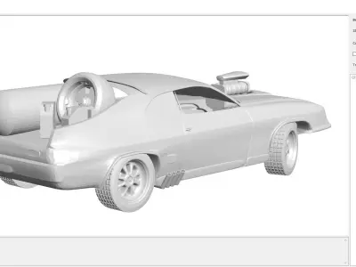 Car - v8 3D print model