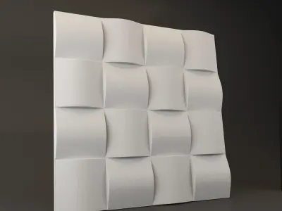 3d wall panel collection  3D Model Pack