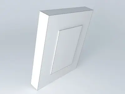 Crate and Barrel Benson 5x7 Frame Free 3D model